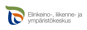 Elinkeino-, liikenne- ja ympäristökeskus -logo.